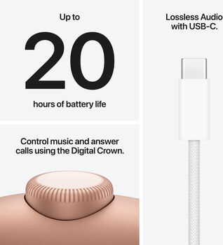 Apple AirPods Max 2 með USB-C - Appelsínugul