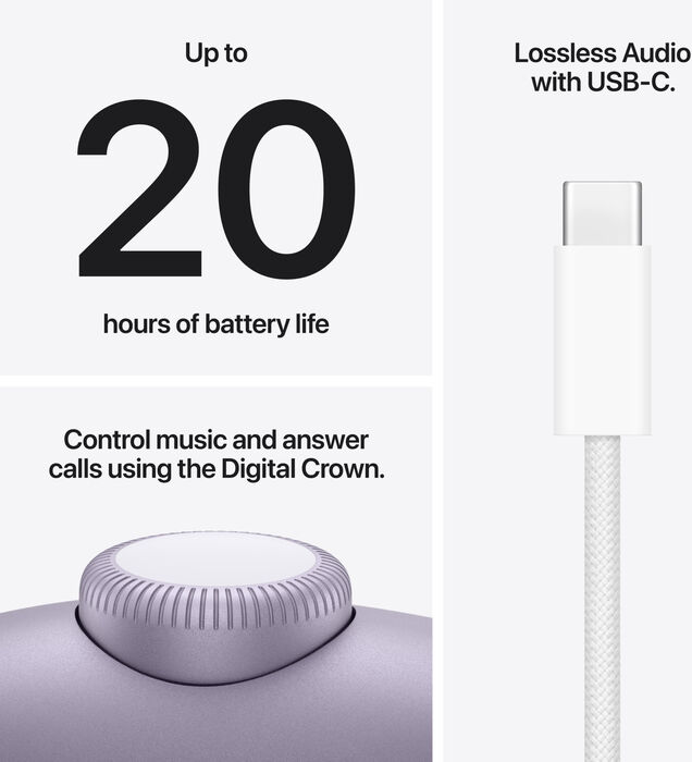 Apple AirPods Max 2 með USB-C - Fjólublá