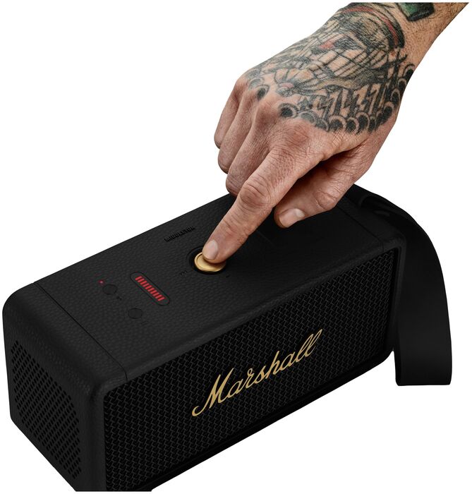 Product image not available for Marshall Middleton þráðlaus hátalari - Svartur/Látún
