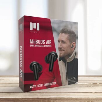 Miiego MiiBuds Air þráðlaus heyrnartól - Svört