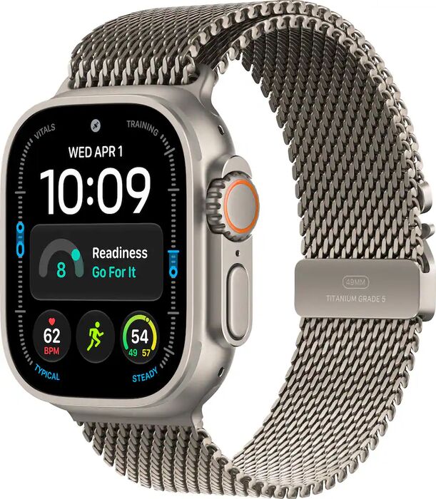 Apple Watch Ultra 4 49mm - Títan Milanese ól L