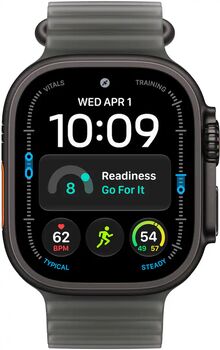 Apple Watch Ultra 4 49mm - Svart Títan Ocean ól