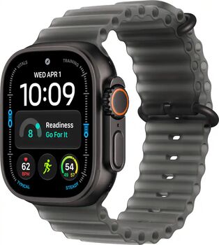 Apple Watch Ultra 4 49mm - Svart Títan Ocean ól