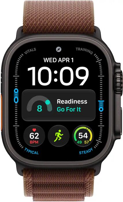 Apple Watch Ultra 4 49mm - Svart Títan Alpine ól L