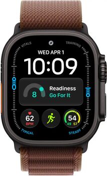Apple Watch Ultra 4 49mm - Svart Títan Alpine ól L