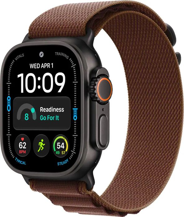 Apple Watch Ultra 4 49mm - Svart Títan Alpine ól L