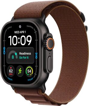Apple Watch Ultra 4 49mm - Svart Títan Alpine ól L