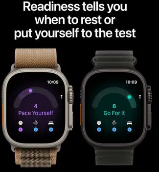 Apple Watch Ultra 4 49mm - Svart Títan Trail ól