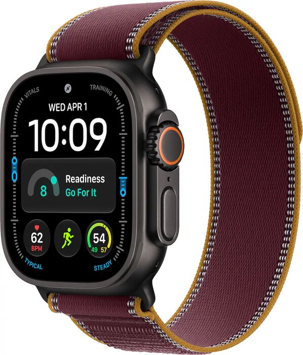Apple Watch Ultra 4 49mm - Svart Títan Trail ól