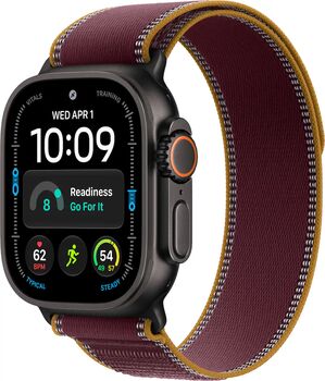 Apple Watch Ultra 4 49mm - Svart Títan Trail ól