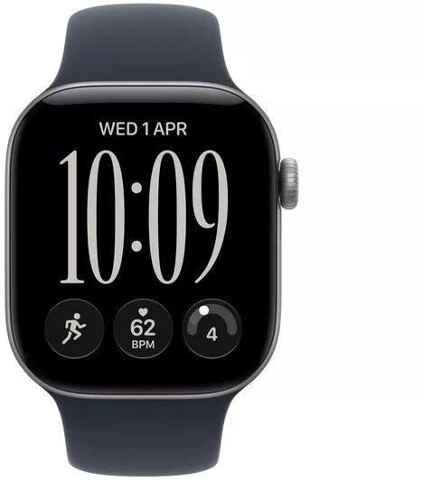 Apple Watch Series 12 GPS 42mm - Grátt/dökkblátt Sport ól S/M