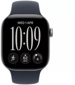Apple Watch Series 12 GPS 42mm - Grátt/dökkblátt Sport ól S/M