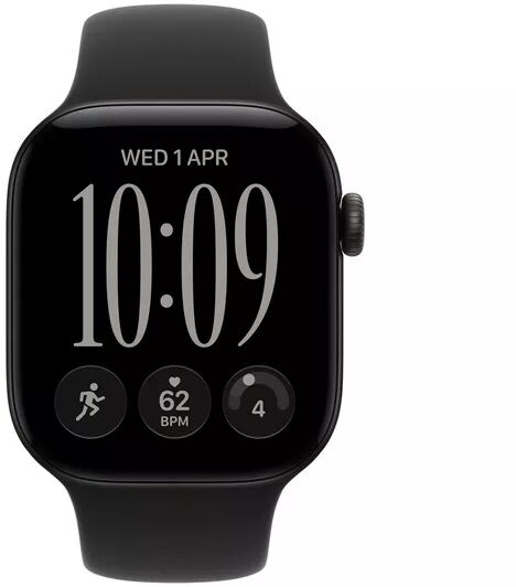 Apple Watch Series 12 GPS 42mm - Svart Sport ól S/M