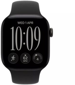 Apple Watch Series 12 GPS 42mm - Svart Sport ól S/M