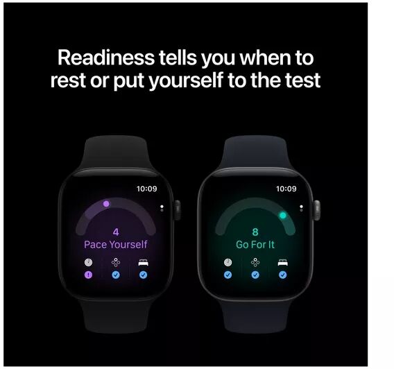 Apple Watch Series 12 GPS 42mm - Svart Sport ól S/M