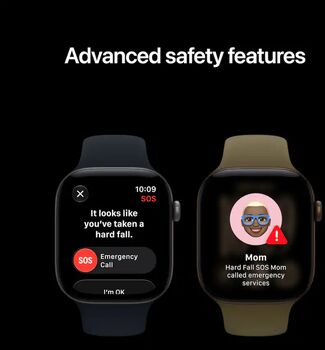 Apple Watch Series 12 GPS 46mm - Brons/grænt Sport ól M/L