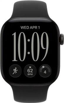 Apple Watch Series 12 GPS/LTE 42mm - Svart Sport ól S/M