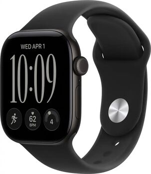 Apple Watch Series 12 GPS/LTE 42mm - Svart Sport ól S/M