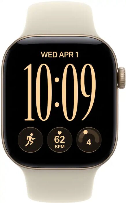 Apple Watch Series 12 GPS/LTE 42mm - Gyllt Sport ól S/M