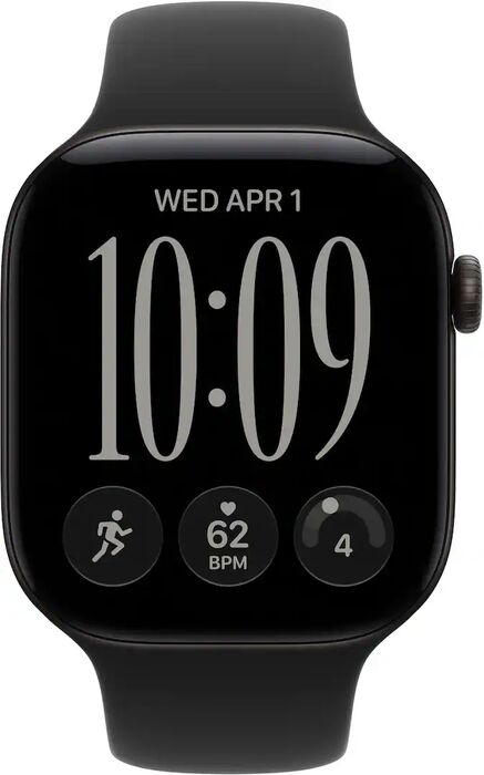 Apple Watch Series 12 GPS/LTE 46mm - Svart Sport ól M/L