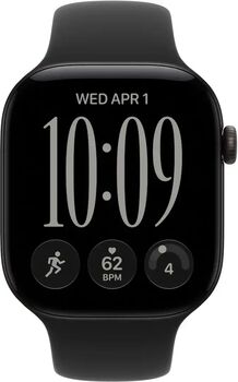 Apple Watch Series 12 GPS/LTE 46mm - Svart Sport ól M/L