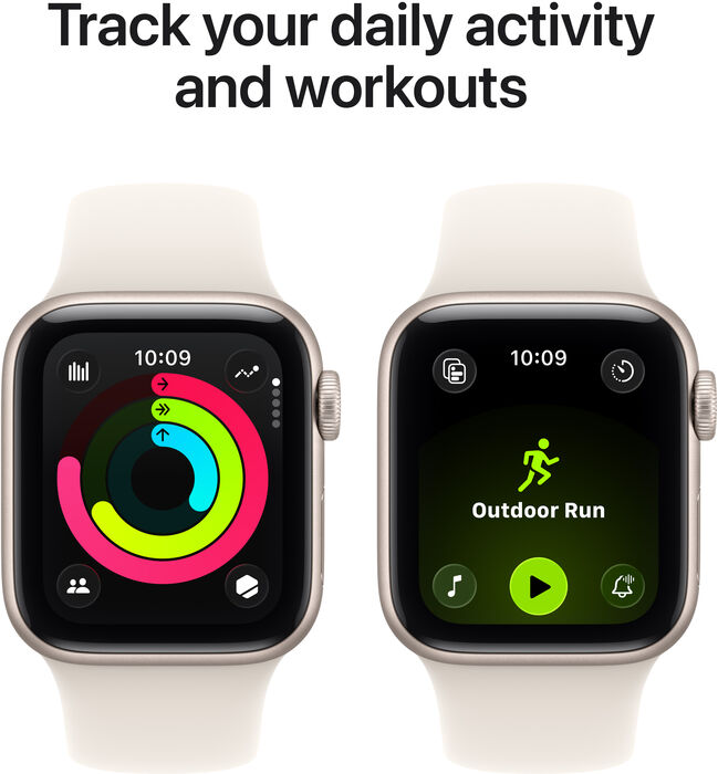 Apple Watch SE 3 40mm  - Hvítt Sport ól