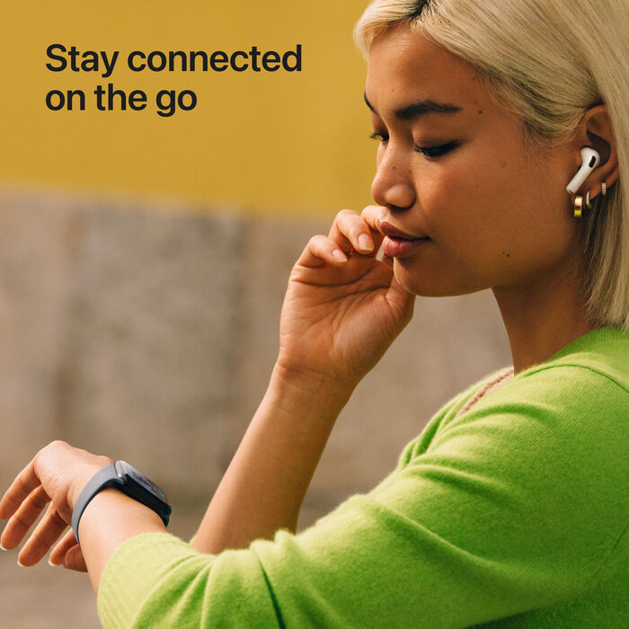 Apple Watch SE 3 GPS/5G 40mm - Hvítt Sport ól