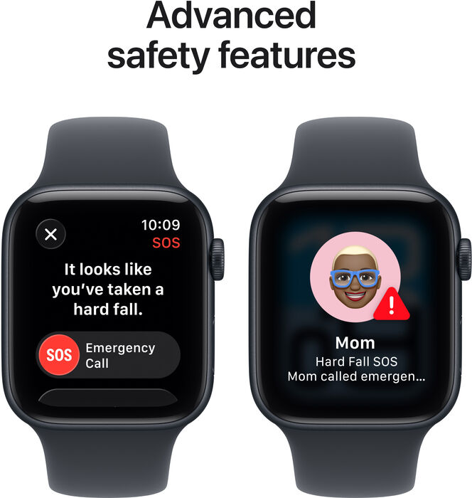 Apple Watch SE 3 GPS/5G 44mm - Dökkblátt Sport ól
