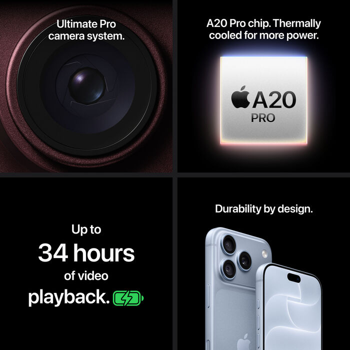 iPhone 18 Pro snjallsími 256 GB - Svartur