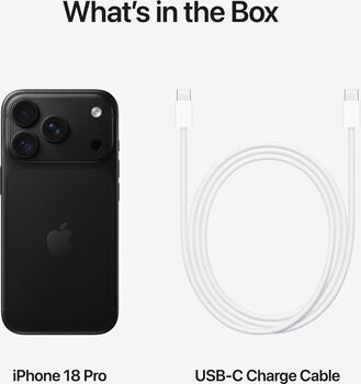 iPhone 18 Pro snjallsími 256 GB - Svartur
