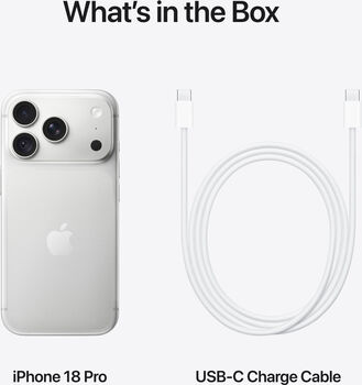 Apple iPhone 18 Pro snjallsími 256 GB - Silfur