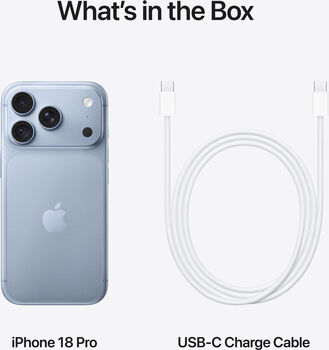 Forsala: iPhone 18 Pro snjallsími 256 GB - Ljósblár