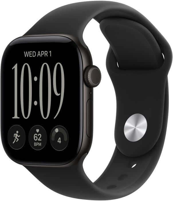 Apple Sport Band ól f. 42mm Apple Watch S/M - Svört