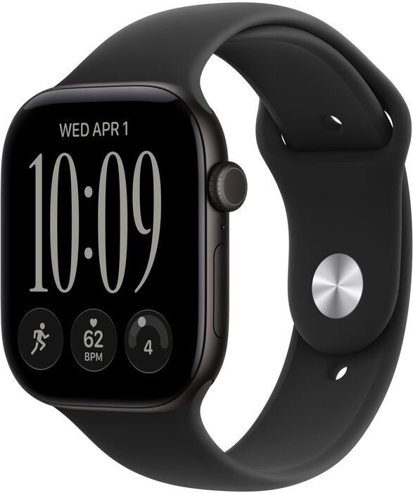 Apple Sport Band ól f. 46mm Apple Watch M/L - Svört