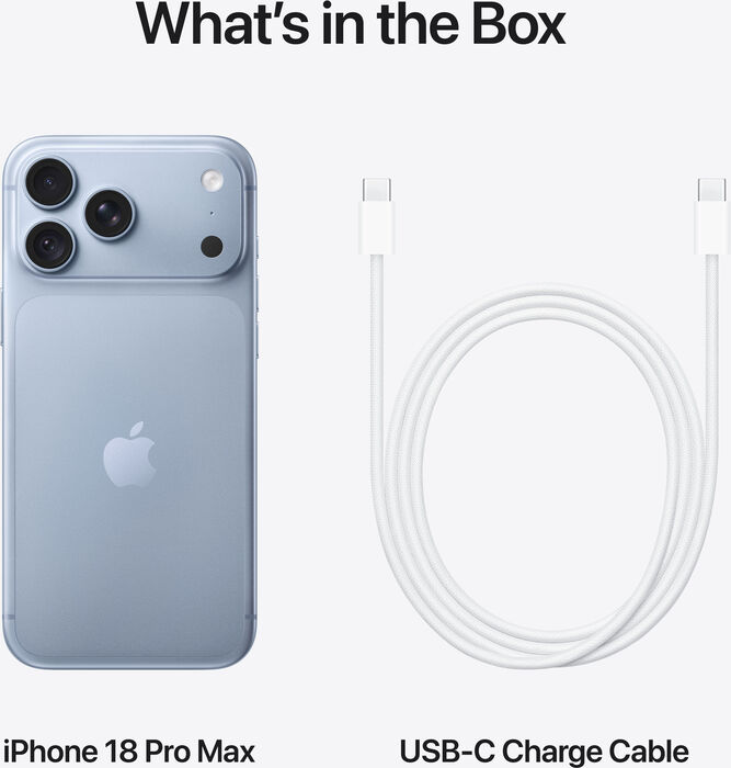 iPhone 18 Pro Max snjallsími 256 GB - Ljósblár