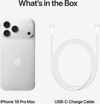 iPhone 18 Pro Max snjallsími 512 GB - Silfur
