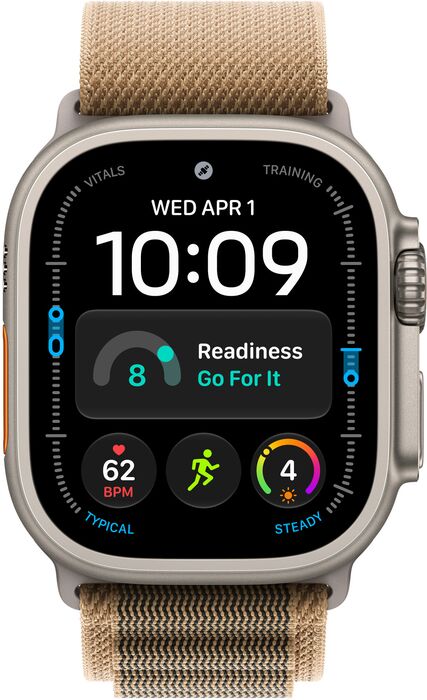 Apple Alpine Loop ól f. Títan Apple Watch Ultra - Ljósbrún