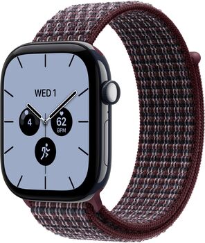 Apple Sport Loop ól f. 46mm Apple Watch - Vínrauð