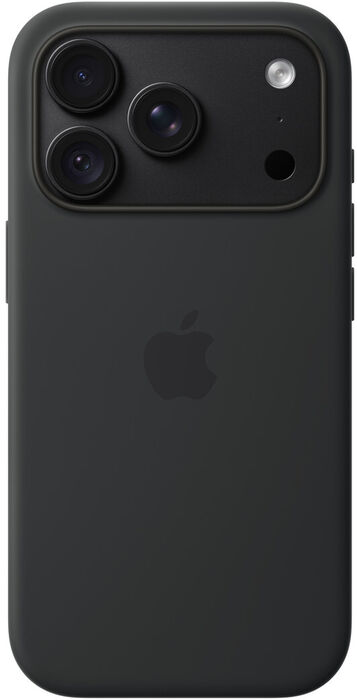 Apple iPhone 18 Pro sílikon símahulstur - Svart