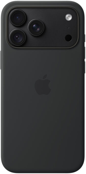 iPhone 18 Pro Max sílikon símahulstur - Svart