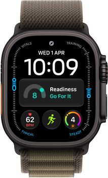 Apple Alpine Loop ól f. Svart Apple Watch Ultra - Dökkgræn