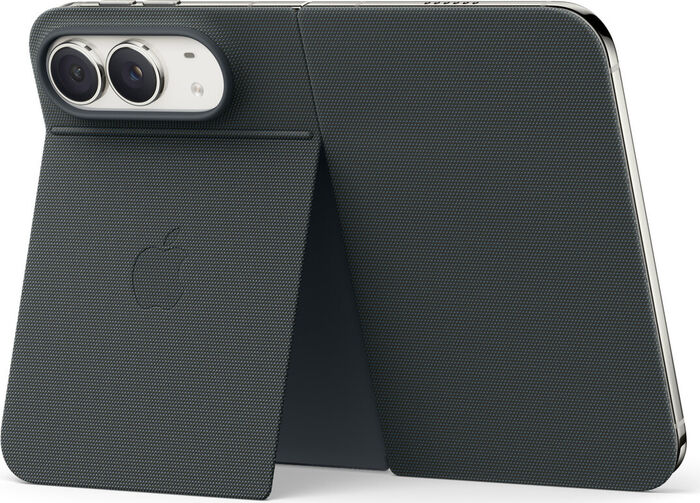 Apple iPhone Duo Folio símahulstur með standi - Dökkblátt