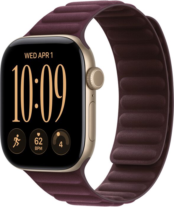 Apple Magnetic Link ól f. 42mm Apple Watch S/M - Vínrauð