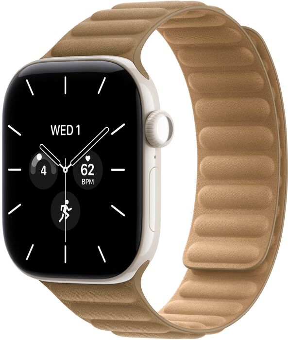 Apple Magnetic Link ól f. 42mm Apple Watch S/M - Ljósbrún