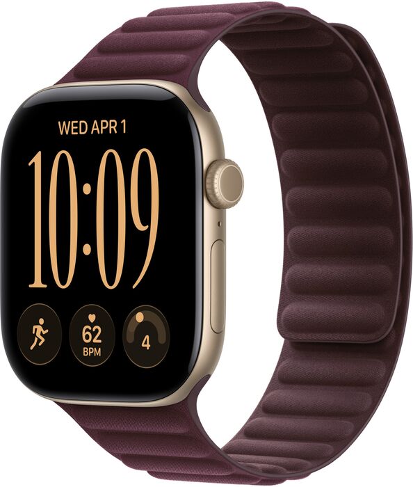 Apple Magnetic Link ól f. 46mm Apple Watch M/L - Vínrauð