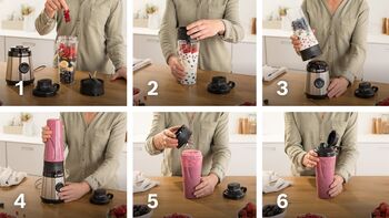 Bosch VitaPower Series 2 mini blandari - Stál/Svartur