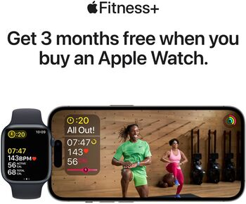 Apple Watch Series 8 LTE 45mm - Dökkblátt/Dökkblá Sport ól