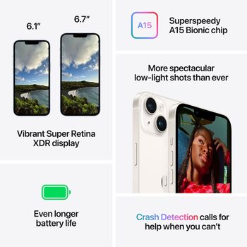 Apple iPhone 14 Plus 128 GB snjallsími - Dökkblár