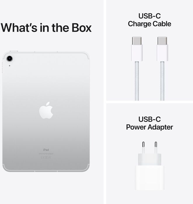 Product image not available for Apple iPad 10,9" (2022) 256 GB Wi-Fi+5G - Silfur