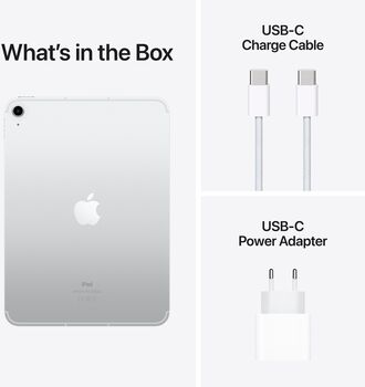 Product image not available for Apple iPad 10,9" (2022) 256 GB Wi-Fi+5G - Silfur